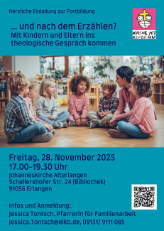 Einladung Fortbildung Mit Kindern und Eltern ins theologische Gespräch kommen