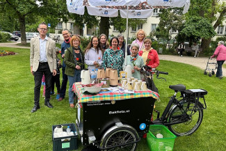 das Team des Kaffemobils aus St. Matthäus - Erlangen