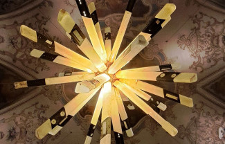 Lichtinstallation „o.T.“  von Philipp Tim Selig