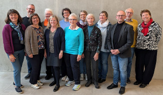 Von Links: Gertrud Wiesheier, Markus Müller, Birgit Fernengel, Renate Koch, Dorothea Geiger-Pieger, Conny Steigleder, Brigitte Langenbach, Hildegard Prütting, Angelika Siebenmorgen-Heemskerk, Andrea Truckenbrodt, KR Karsten Schaller, Prof. Dr. Hans-Georg Hopf, Andrea Felsenstein-Rossberg (krankheitsbedingt nicht im Bild: Gisela Pirzer)